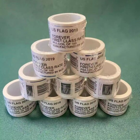 1000 usps forever stamps of 2019 Mail U.S.A. Flag Postage - Picture 1 of 2